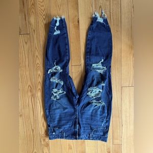 Blue size 18 American eagle jeggings